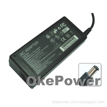 Replacement Laptop AC Adapter for HP 18.5v 3.5a Pin Inside 65w (Oke-H18535p)